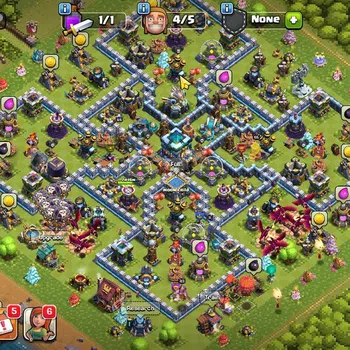 Clash of Clans High-End TH 13-BH 6|LV 119|HH 7|BK 55,AQ 64,GW 43,MP 41,RC  image 1