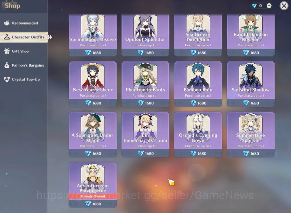 Genshin Impact Accounts ASIA|AR57|13Limited+4(*5Wep)|Skirk,Columbina,kinic image 11