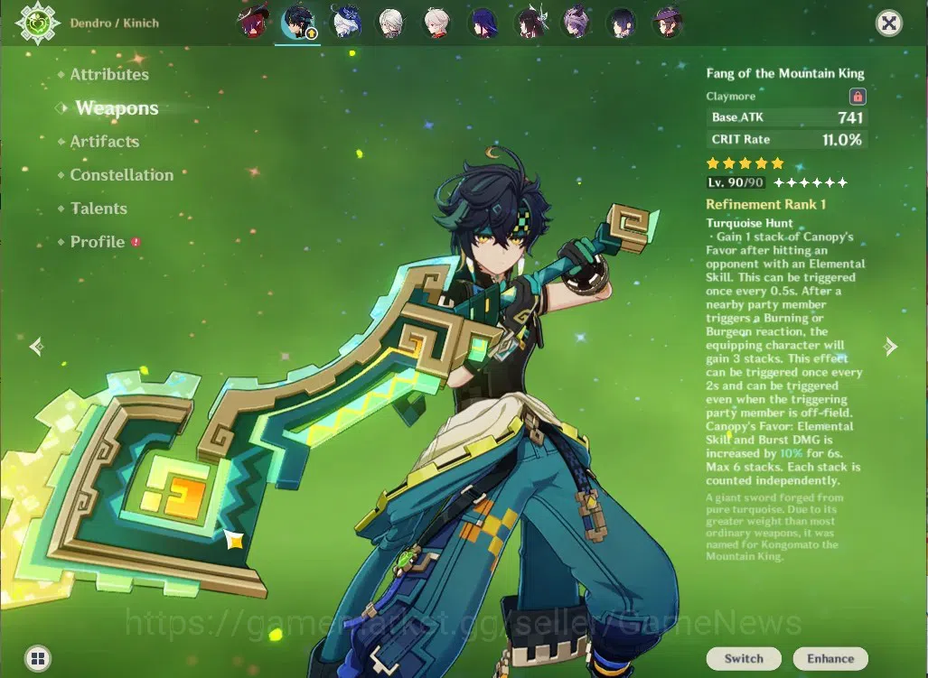 Genshin Impact Accounts ASIA|AR57|13Limited+4(*5Wep)|Skirk,Columbina,kinic image 3