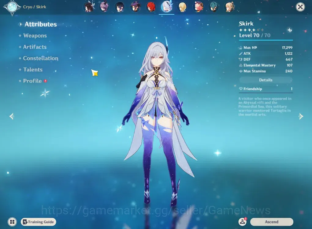 Genshin Impact Accounts ASIA|AR57|13Limited+4(*5Wep)|Skirk,Columbina,kinic image 4