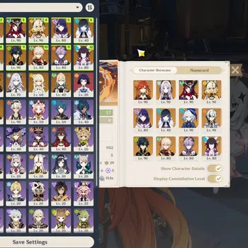Genshin Impact Others ASIA|AR57|13Limited+4(*5Wep)|Skirk,Columbina,kinic image 1