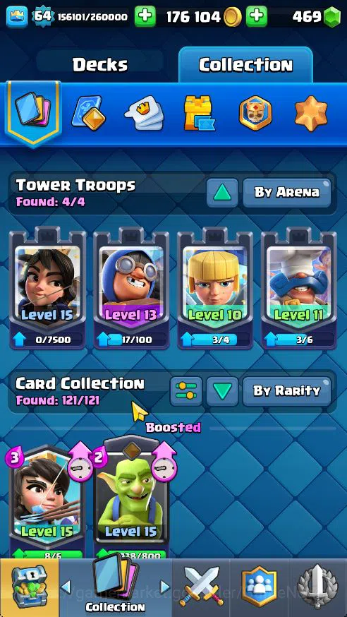 Clash Royale Accounts Midgame Lv 64|Trophy 10923|KTL 15|Limited Skin|Card 121| 3 Hero 16 EVO 8 Champ 21 Legendary 33 Epic 30 4
