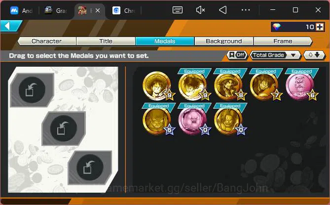 One Piece Bounty Rush Accounts GLOBAL| EX 4| PR 4|T5E Nusjuro,BP Kuzan,DD Shanks, image 4