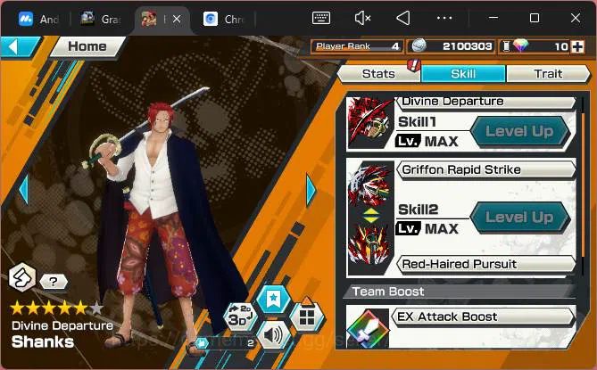 One Piece Bounty Rush Accounts GLOBAL| EX 4| PR 4|T5E Nusjuro,BP Kuzan,DD Shanks, image 6