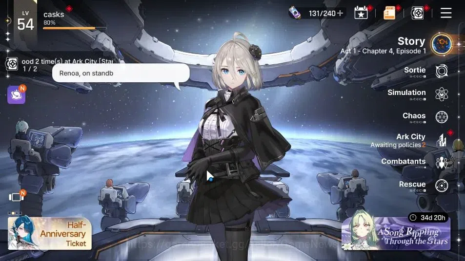 Chaos Zero Nightmare Accounts GLOBAL|Lv 54|6 SSR[HeidemarieM3+Sign,Rita,Nine,Chi image 1