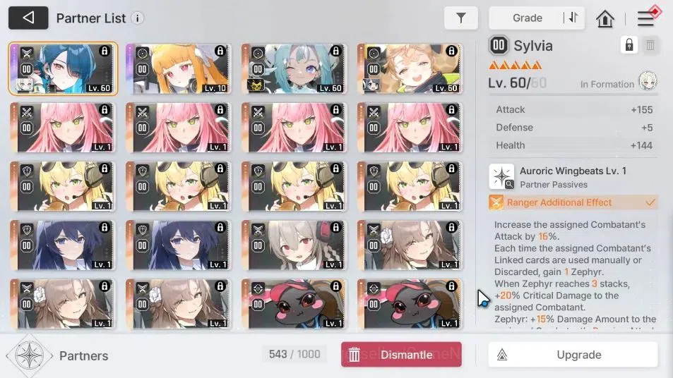 Chaos Zero Nightmare Accounts GLOBAL|Lv 54|6 SSR[HeidemarieM3+Sign,Rita,Nine,Chi image 7