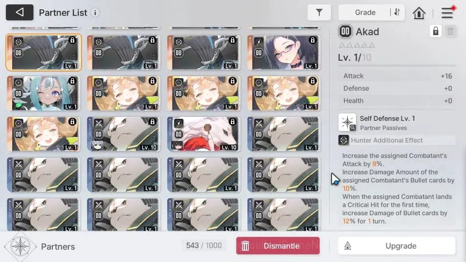 Chaos Zero Nightmare Accounts GLOBAL|Lv 54|6 SSR[HeidemarieM3+Sign,Rita,Nine,Chi image 8