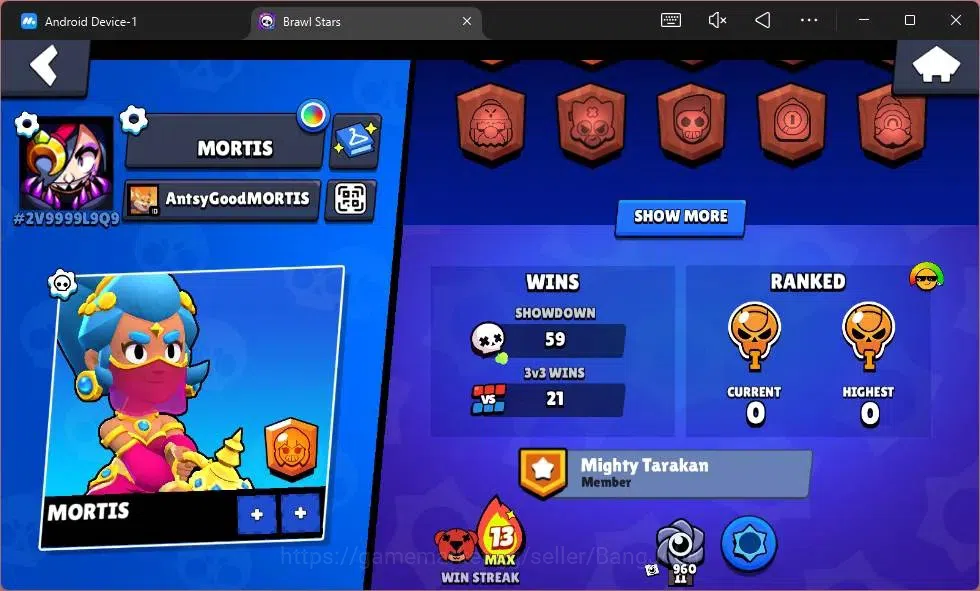 Brawl Stars Accounts Android | 1102 Thropy|18 Brawler|1 Max Hypercharge image 12
