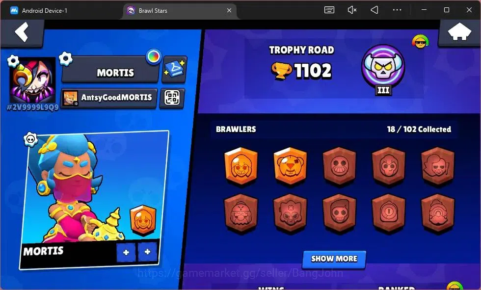Brawl Stars Accounts Android | 1102 Thropy|18 Brawler|1 Max Hypercharge image 13