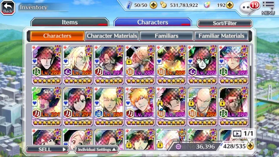 Bleach: Brave Souls Accounts High-End GLOBAL|1,5M BP+Fresh All Story|8 1