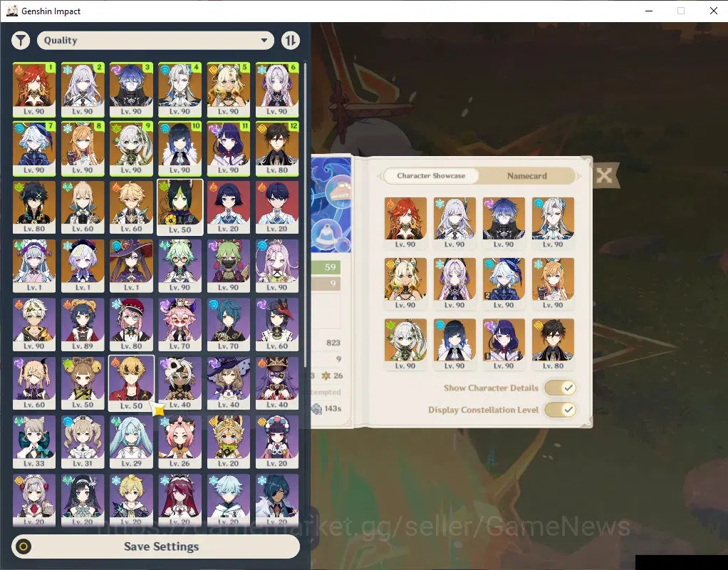 Genshin Impact Accounts ASIA|Free HI3|AR 59|PermaFrezee Skirk|13 Limit+ 8 image 1