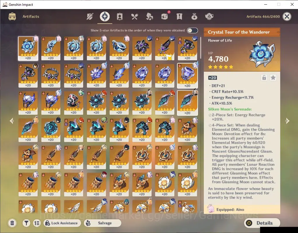 Genshin Impact Accounts ASIA|Free HI3|AR 59|PermaFrezee Skirk|13 Limit+ 8 image 12