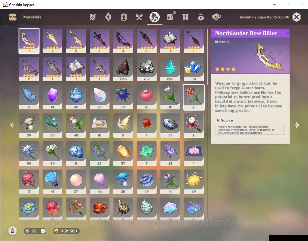 Genshin Impact Accounts ASIA|Free HI3|AR 59|PermaFrezee Skirk|13 Limit+ 8 image 14