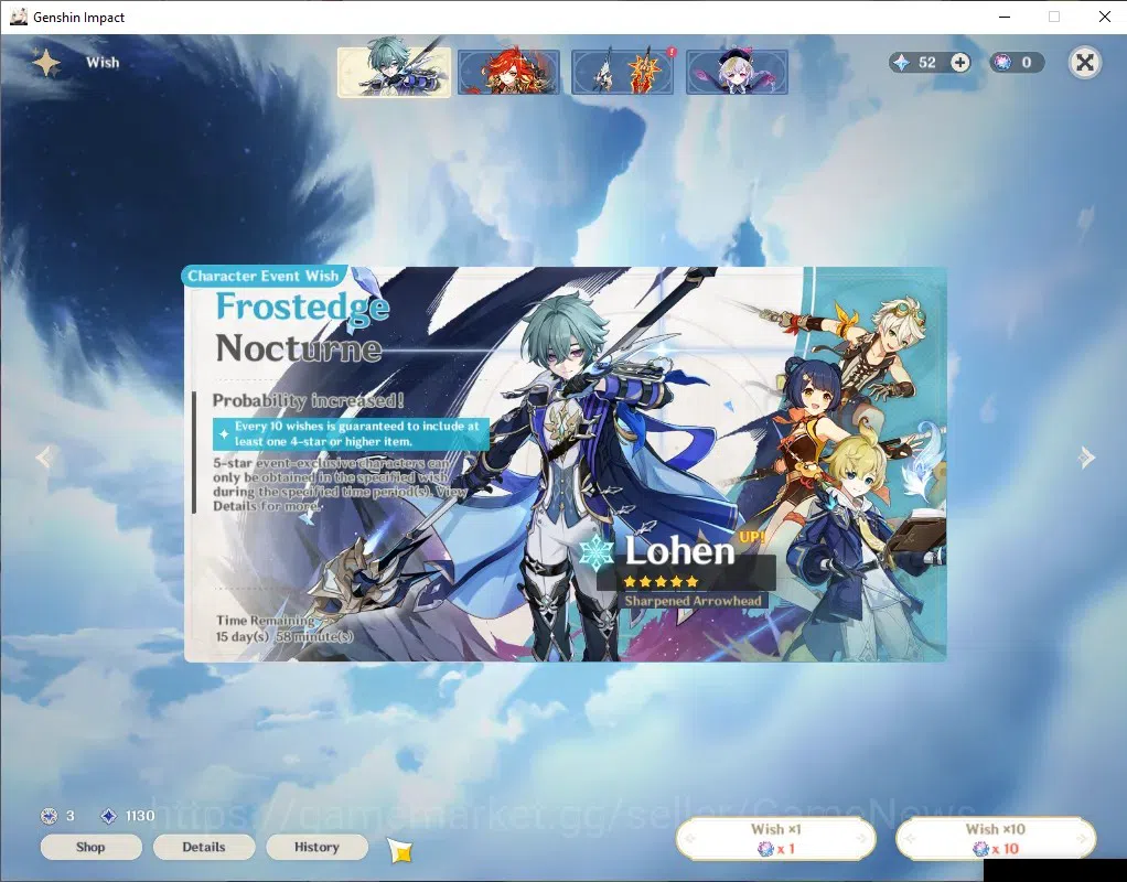 Genshin Impact Accounts ASIA|Free HI3|AR 59|PermaFrezee Skirk|13 Limit+ 8 image 17