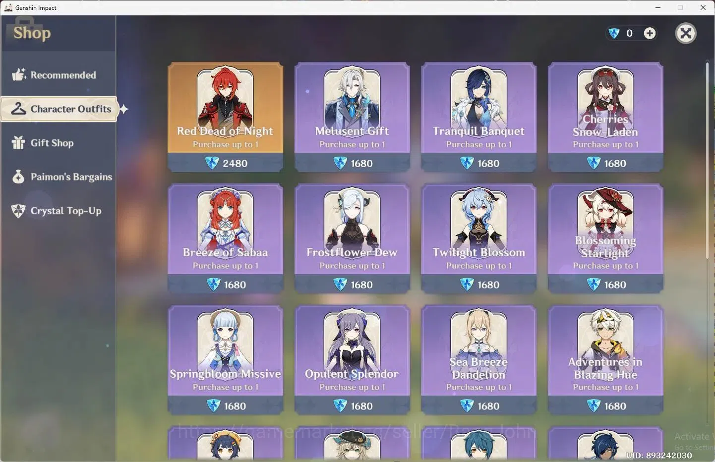Genshin Impact Accounts ASIA | AR 57 | 5 Limit (Varesa,Columbina,Flins,Zib image 15