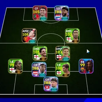eFootball Accounts Legends & Iconic Players Android|Pack Portugal6 Epic Cristiano Ronaldo,Wayne Rooney,Steven Gerrard|8 Show