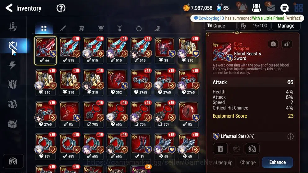 Epic Seven Accounts GLOBAL Unverif|New Era|4 ML(Salome, Harsetti, AYuf image 9