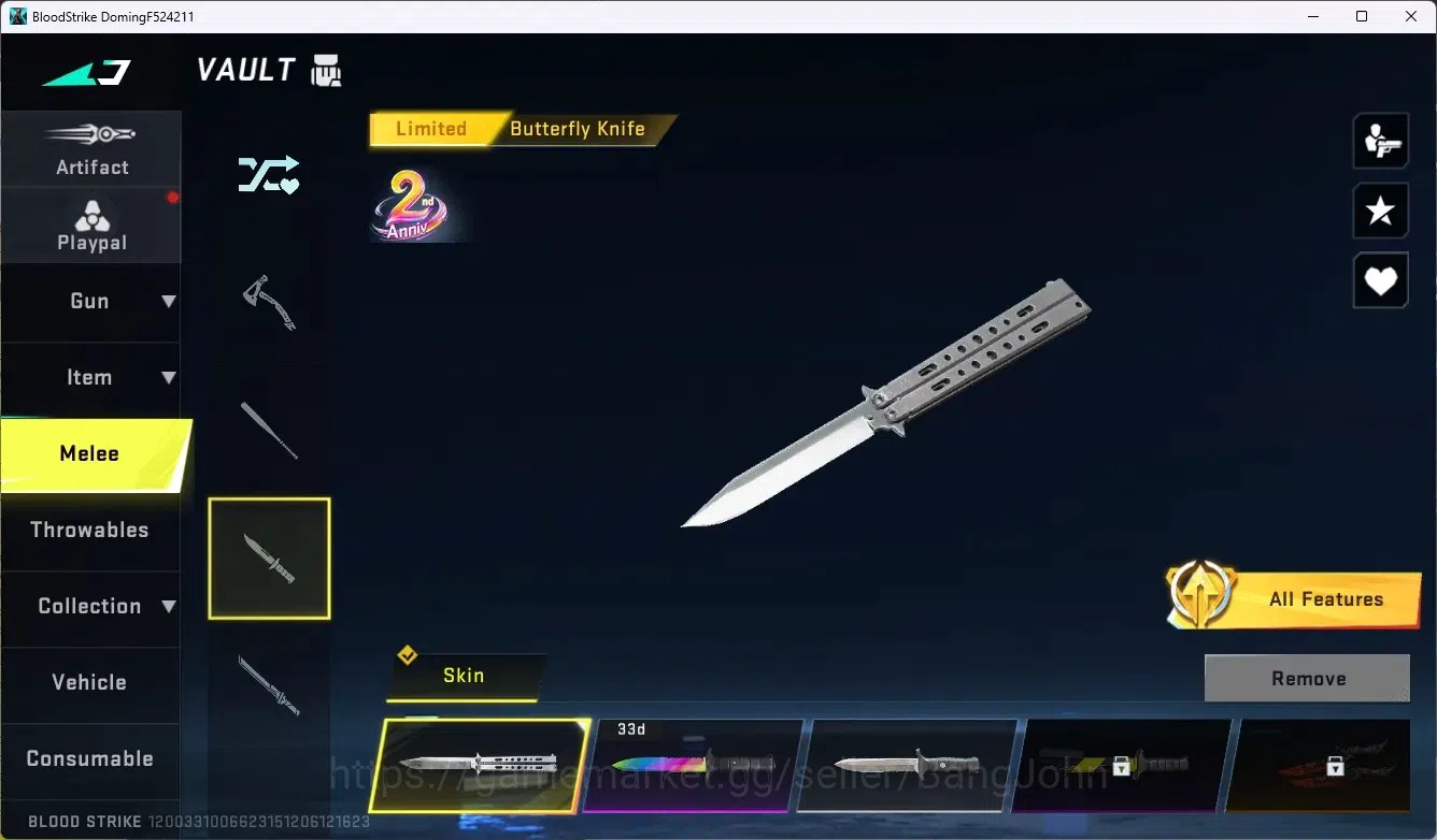 Blood Strike Accounts ASIA |ETERNAL DESERT EAGLE, ETERNAL ZERO-ODASHADOW image 14