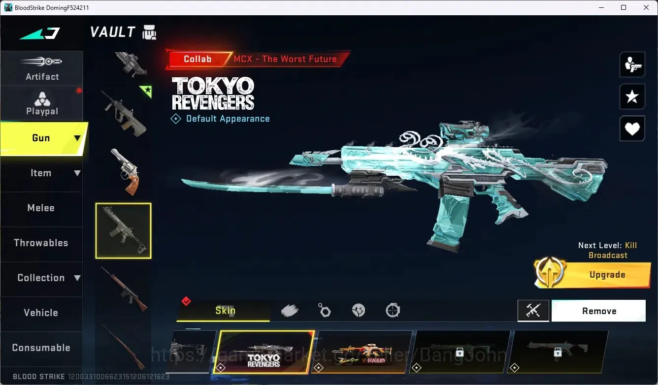 Blood Strike Accounts ASIA |ETERNAL DESERT EAGLE, ETERNAL ZERO-ODASHADOW image 8
