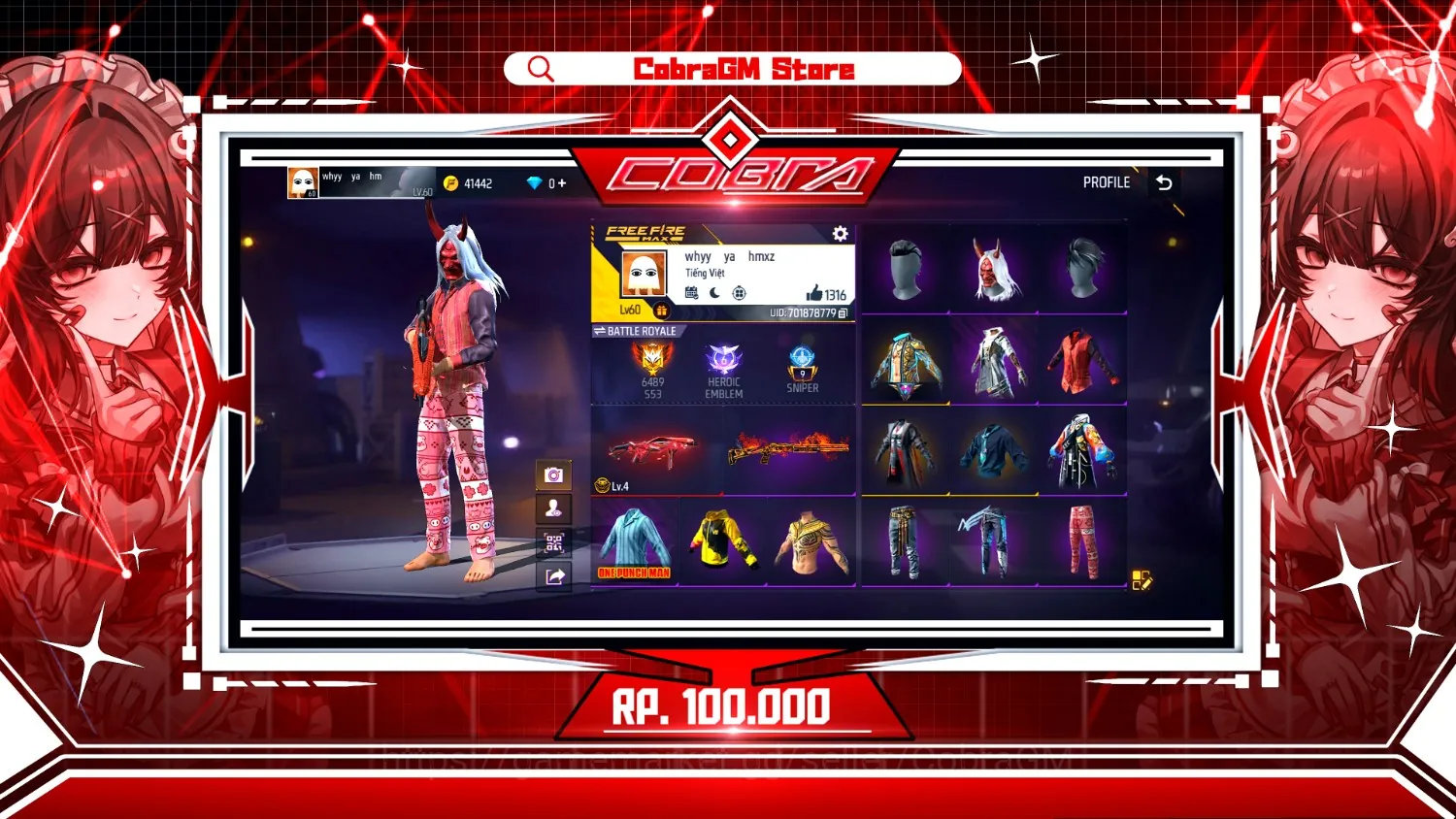Free Fire Accounts Akun Free Fire Old Vault 227 | Evo 1 | Kakashi | Saitama | Lucky Red | Angel | Tenxi | Lucky Koi | Sg 1