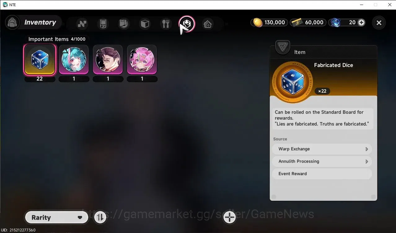 Neverness to Everness Accounts GLOBAL EU|HL 3| 1 SSR Meta Nanally +S-Class Char B image 9