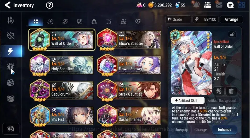 Epic Seven Accounts GLOBAL|UnVerif|3 ML|Rhiana&Luciel,Harsetti,Apocaly image 15
