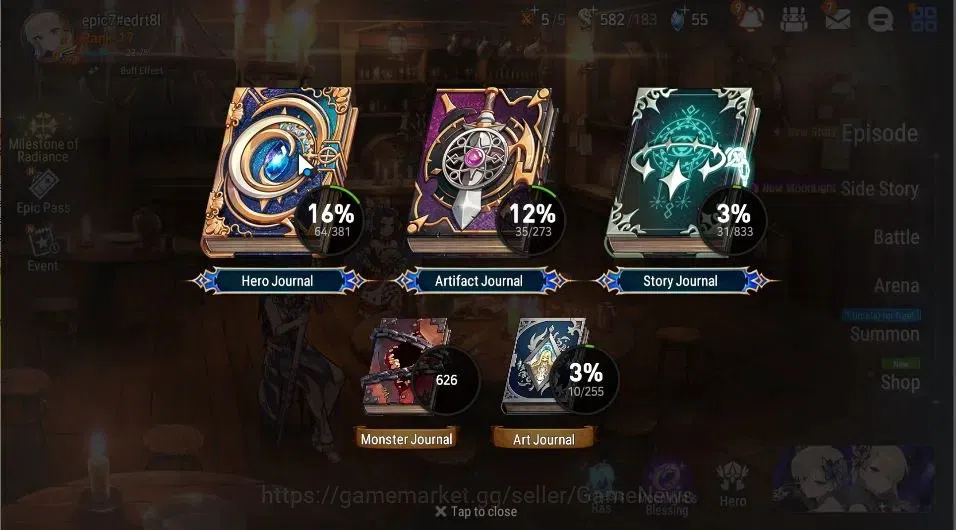 Epic Seven Accounts GLOBAL|UnVerif|3 ML|Rhiana&Luciel,Harsetti,Apocaly image 3