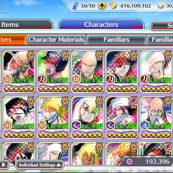 Bleach: Brave Souls Accounts High-End GLOBAL|30K Orb|TYBW26 Ywach,Shigekuni,Ikkaku,Dream Team Ichigo,TYBW25 Yoruichi,9th