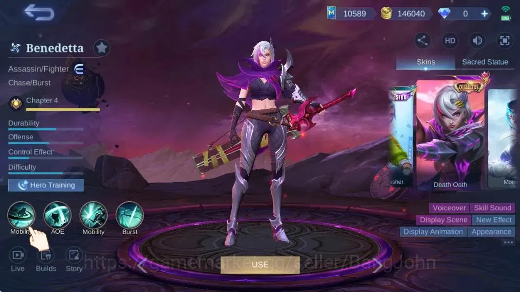 Mobile Legends: Bang Bang Accounts Global|Hero 132|Skin 232|Renowned|Legend Franco+Va image 10