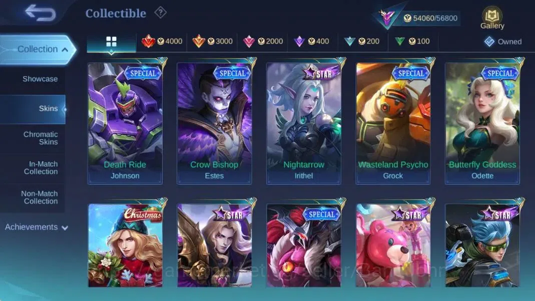 Mobile Legends: Bang Bang Accounts Global|Hero 132|Skin 232|Renowned|Legend Franco+Va image 19