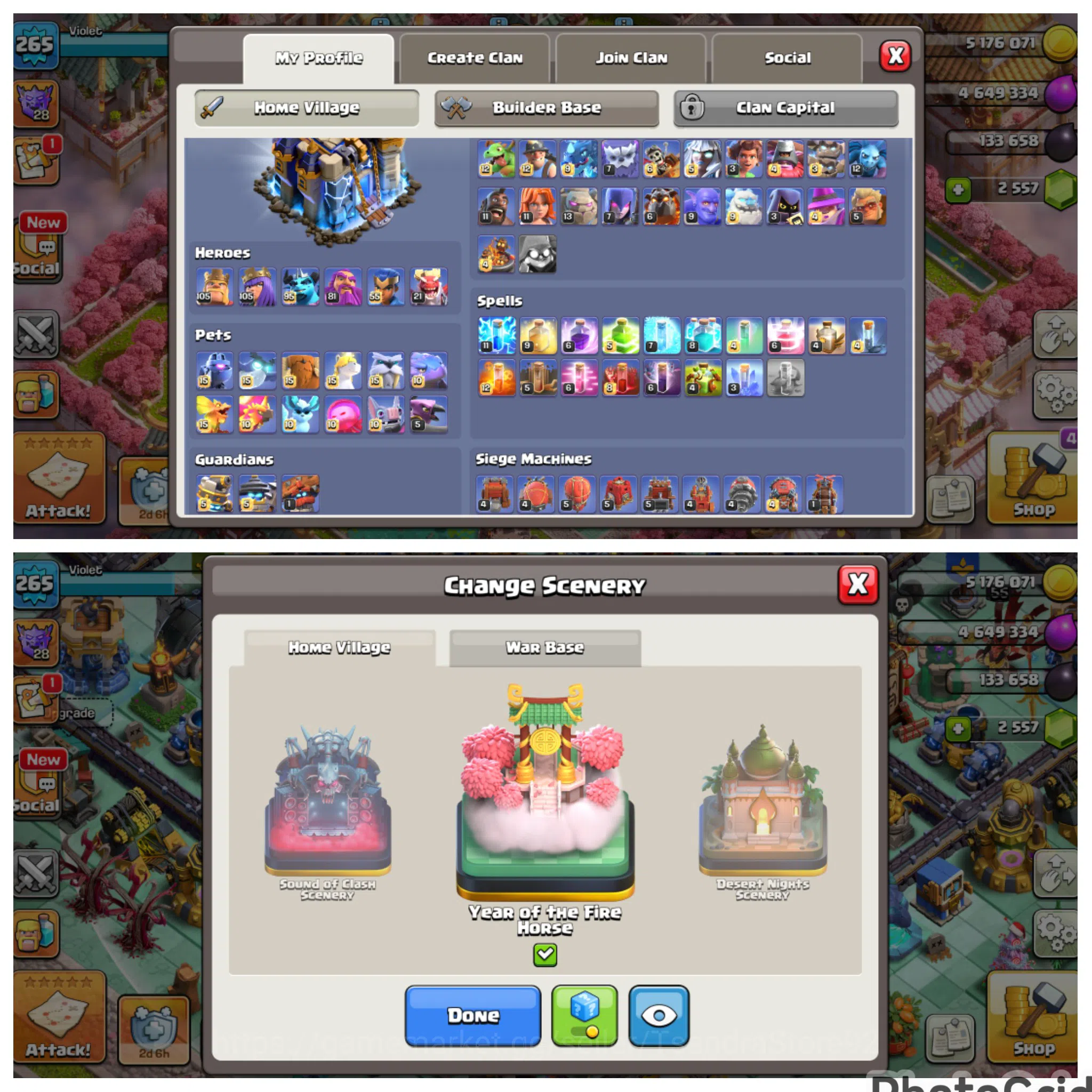 Clash of Clans Accounts High-End FLASH SALE TH 18 MAXED LIMITED SCENARY EX LEGEND|5 HERO MAXED|EPIC MANY MAX|WALL 2