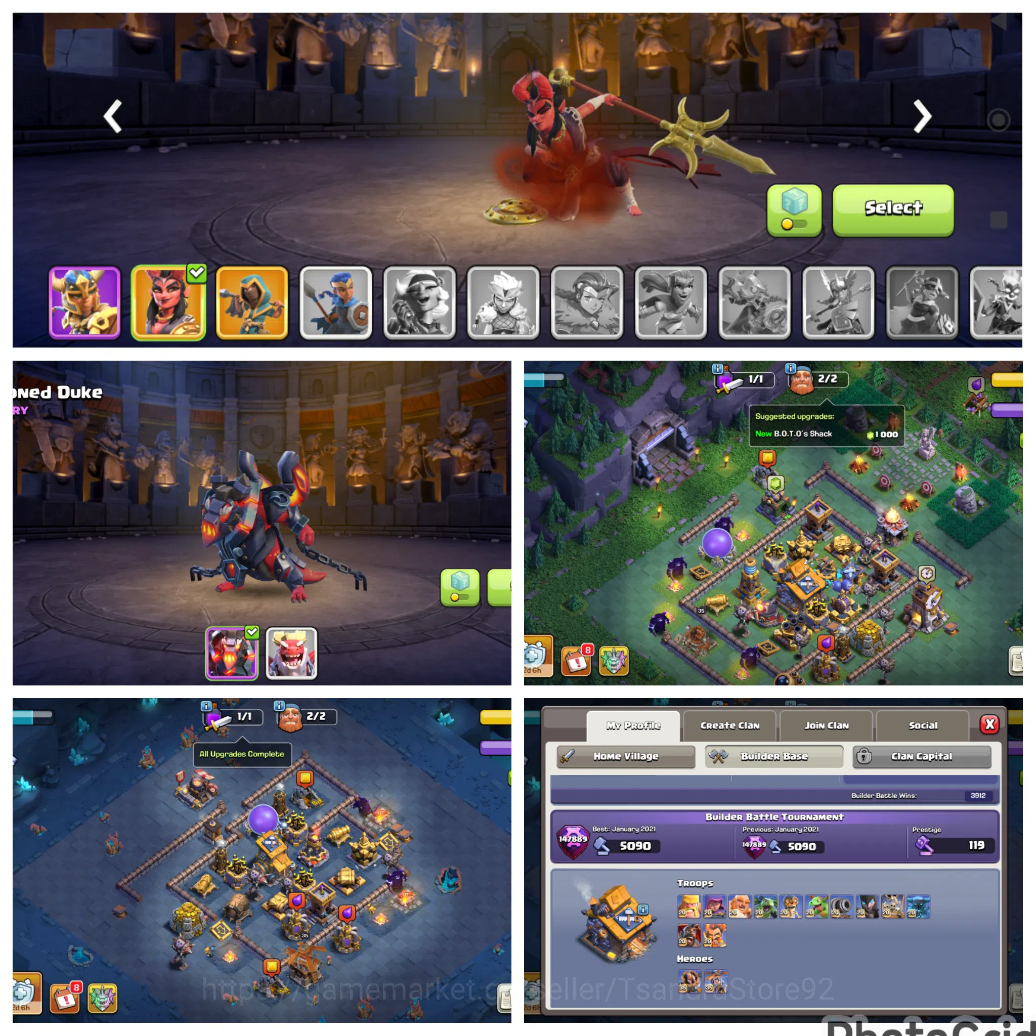 Clash of Clans Accounts High-End FLASH SALE TH 18 MAXED LIMITED SCENARY EX LEGEND|5 HERO MAXED|EPIC MANY MAX|WALL 5