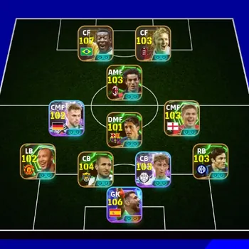 eFootball Accounts Others Android|PW 3200|Pele Big,Unai Simon ShowT,Dean Huijsen ShowT,Christian Abblati Epic,Steven Gerrard