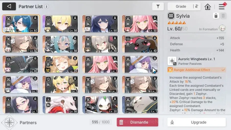 Chaos Zero Nightmare Accounts GLOBAL|10 SSR[Adelheid,(HeidemariM2,Tiphera}+Sign, image 12