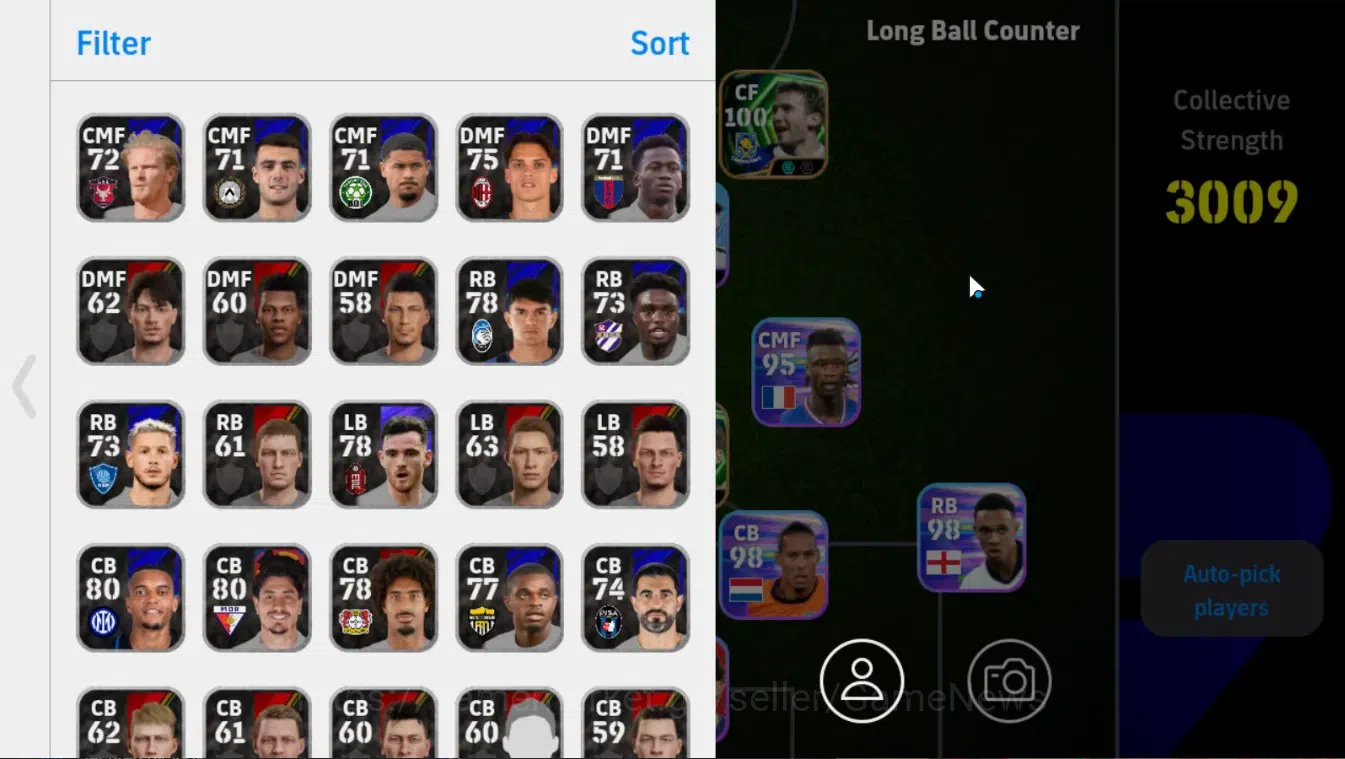 eFootball Accounts Android|Epic Filippo Inzaghi,Makoto Hasebe,Steven image 3