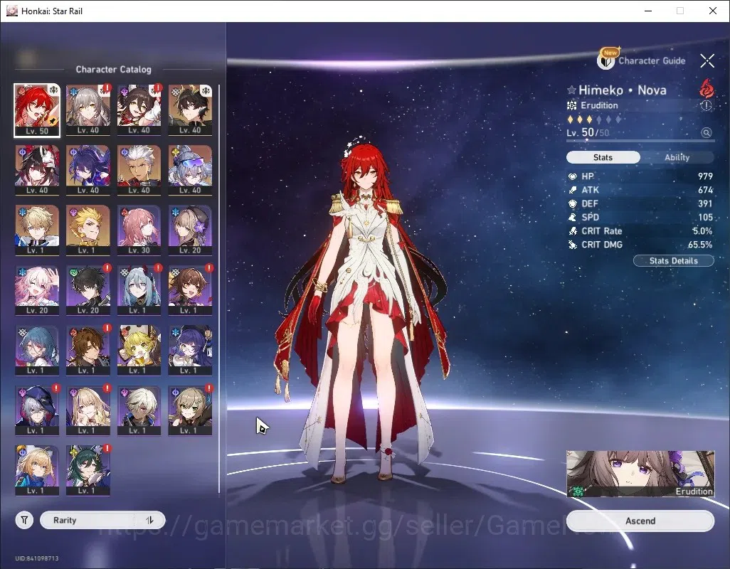 Honkai Star Rail Accounts Others Asia|TL 34|2 GC|7 Limited|HimeNova,SW999,Sparkle,Acher,Gilgamesh,Danheng Terrae 1