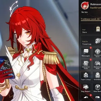 Honkai Star Rail Accounts Starter ASIA|TL 26| 3 Limited | Himeko Nova,Huohuo,Gilgamesh +1 STD Char (Himeko) |Male MC|Jarilo