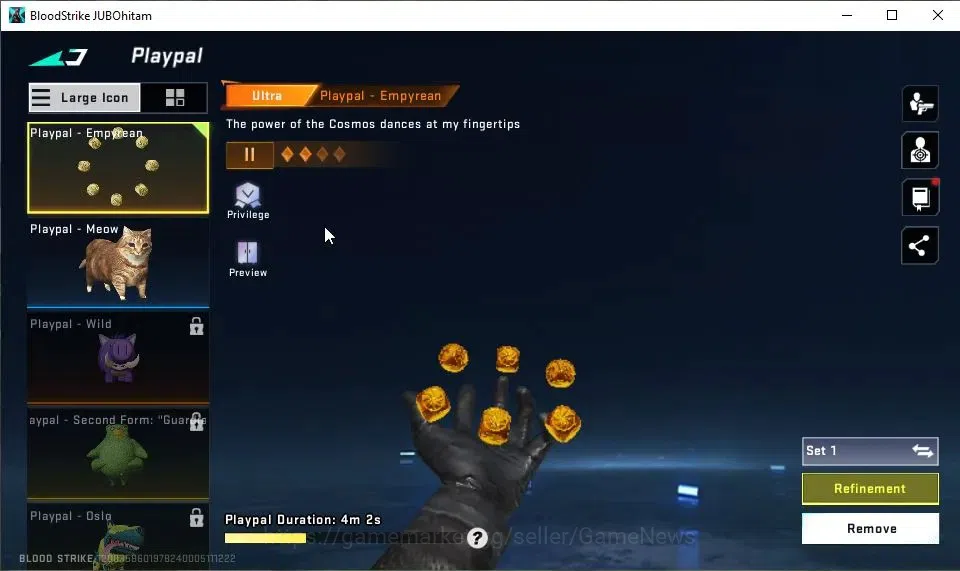 Blood Strike Accounts ASIA|ETERNAL P90-Empyrean Lv2|18 ULTRA[HANK,AUG,PK image 10