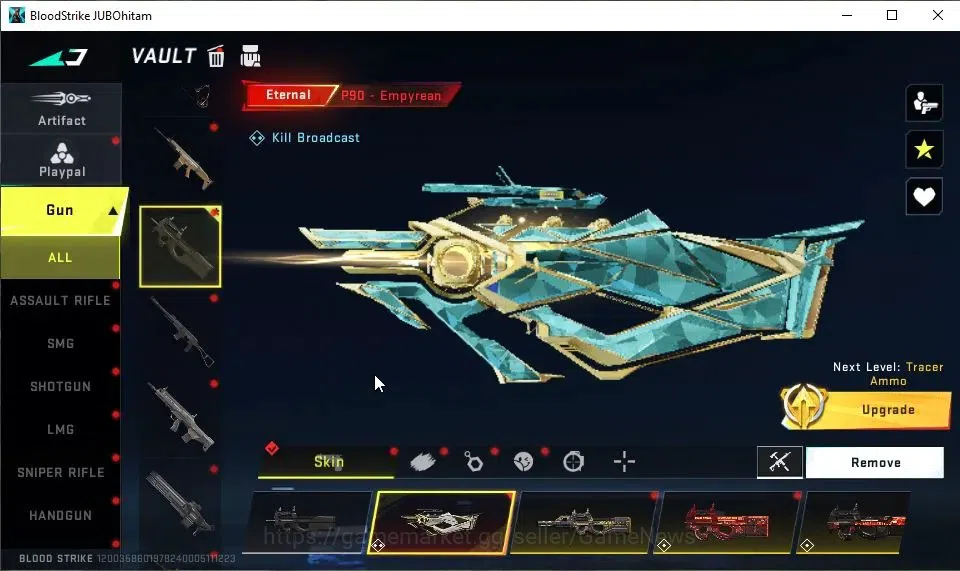 Blood Strike Accounts ASIA|ETERNAL P90-Empyrean Lv2|18 ULTRA[HANK,AUG,PK image 14