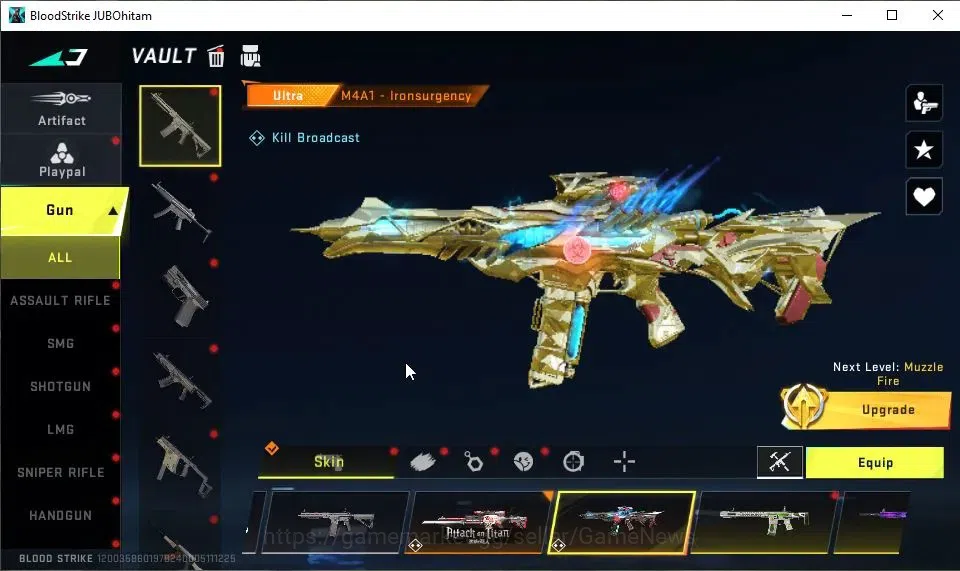 Blood Strike Accounts ASIA|ETERNAL P90-Empyrean Lv2|18 ULTRA[HANK,AUG,PK image 20