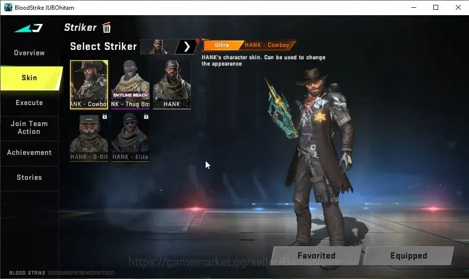 Blood Strike Accounts ASIA|ETERNAL P90-Empyrean Lv2|18 ULTRA[HANK,AUG,PK image 3