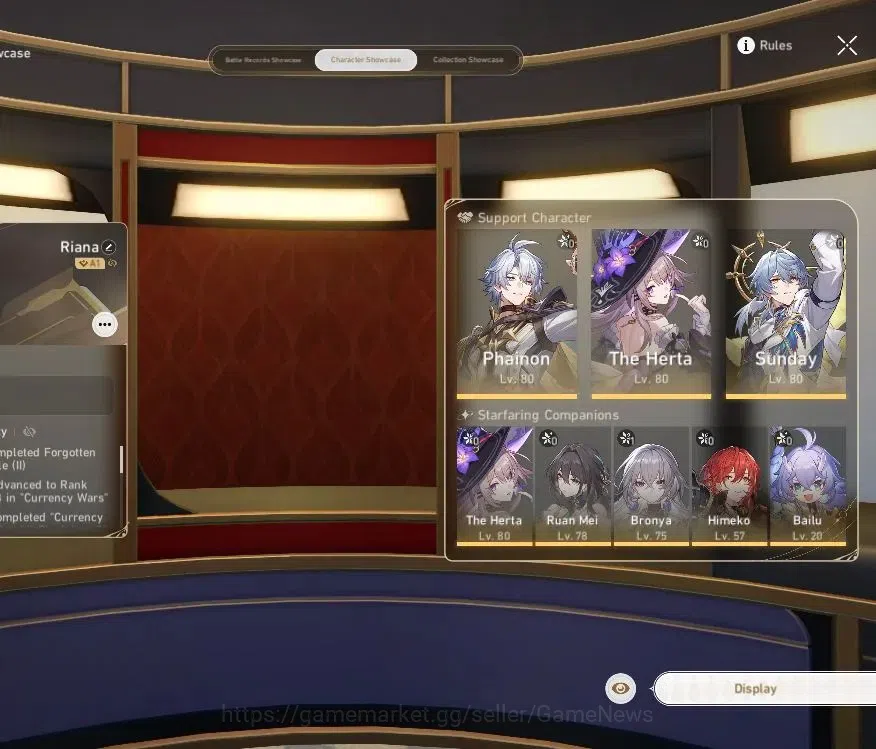 Honkai Star Rail Accounts Asia|TL 68|11 Limited|[Phainon,The Herta,Archer]+S image 2