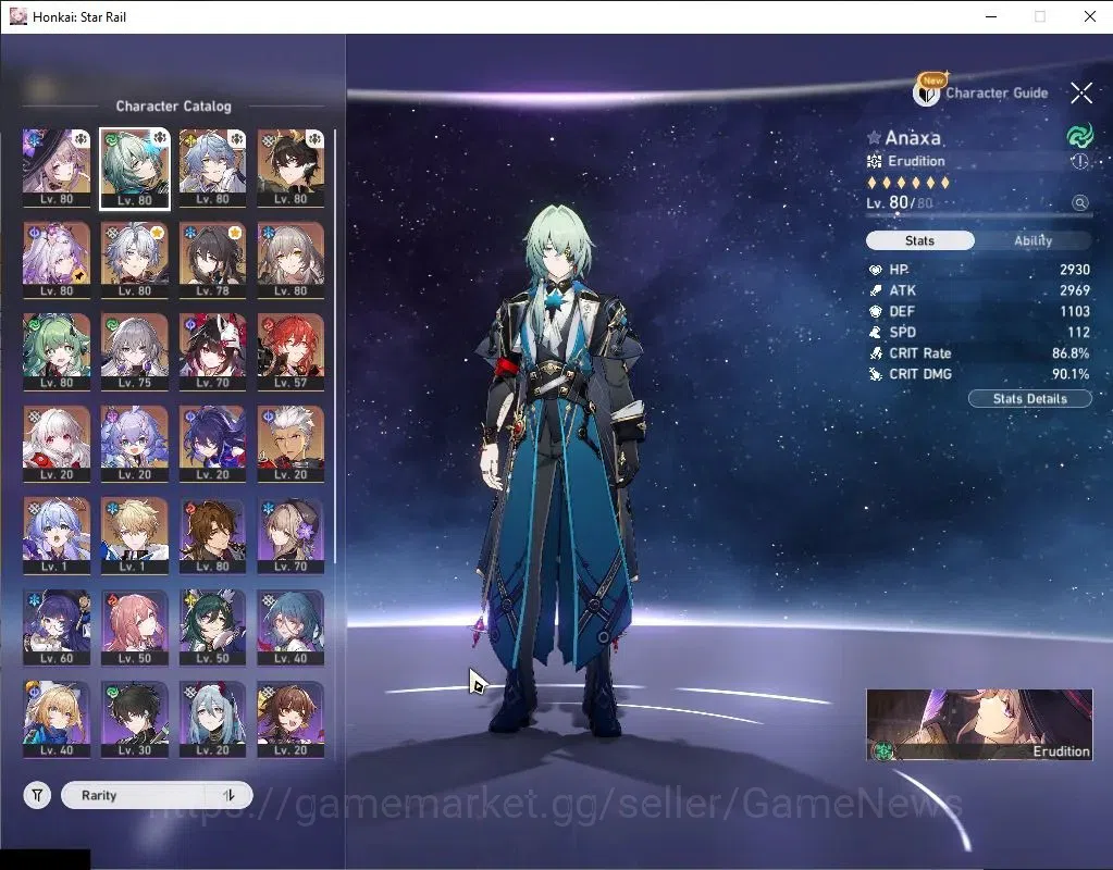 Honkai Star Rail Accounts Asia|TL 68|11 Limited|[Phainon,The Herta,Archer]+S image 5