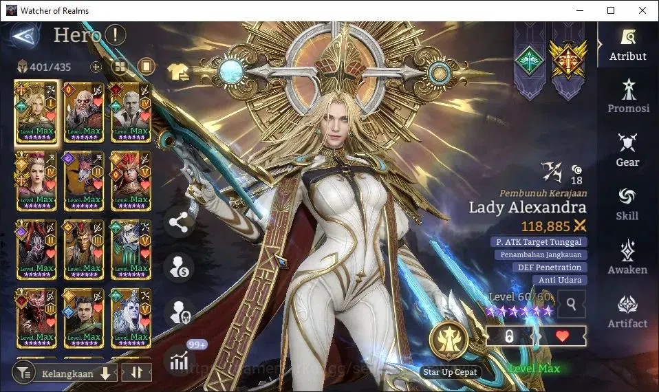 Watcher of Realms Accounts GLOBAL 60x|15M Power|6K Gems+Many Skin|18 Lord[Ing image 16