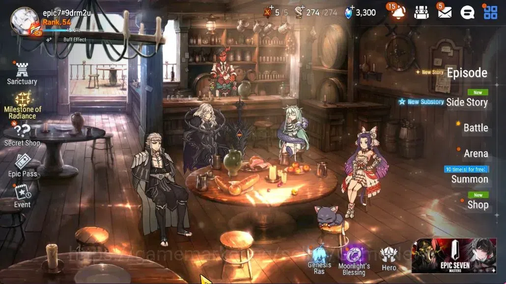 Epic Seven Accounts GLOBAL Unverif|8 ML [Salome,Empyrean Ilnav,Straze, image 1