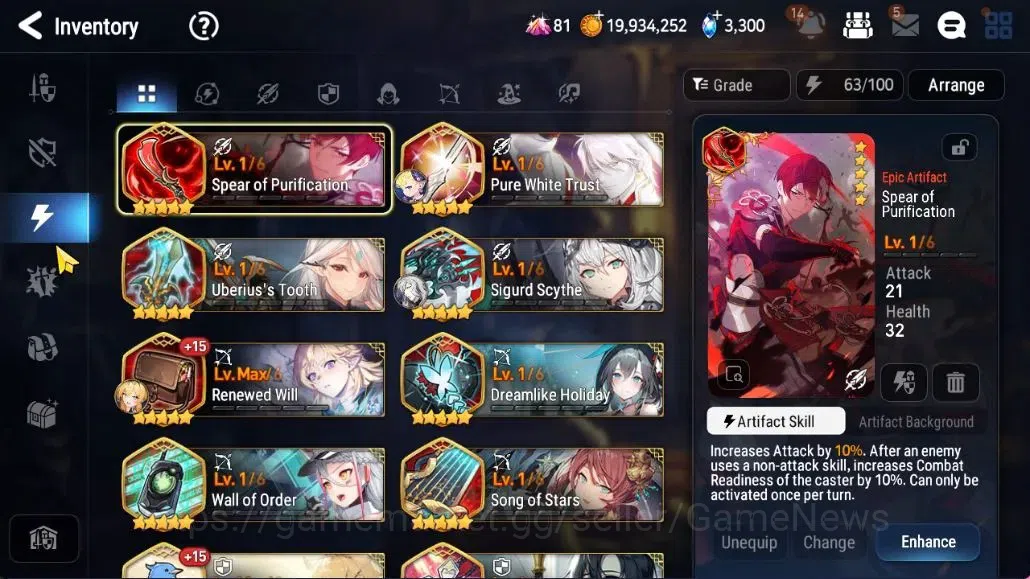 Epic Seven Accounts GLOBAL Unverif|8 ML [Salome,Empyrean Ilnav,Straze, image 12