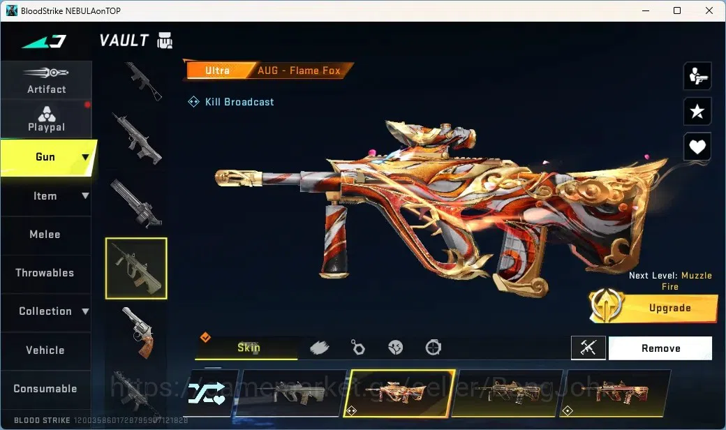 Blood Strike Accounts Collab Skin ASIA | 1 EVO: M1887-Destroyer | 2 Eva Guns | 8 Ultra Guns | 3 Collab Striker |Striker: 1 11
