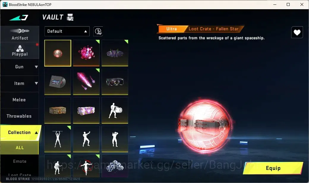 Blood Strike Accounts Collab Skin ASIA | 1 EVO: M1887-Destroyer | 2 Eva Guns | 8 Ultra Guns | 3 Collab Striker |Striker: 1 16