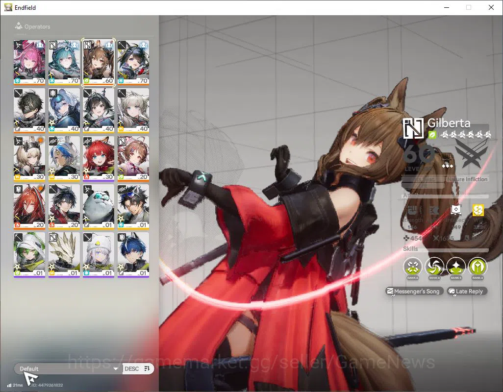 Arknights: Endfield Accounts ASIA| Level 51|5 SSR [4Limited]| [Yvonne,Gilberta+ image 1