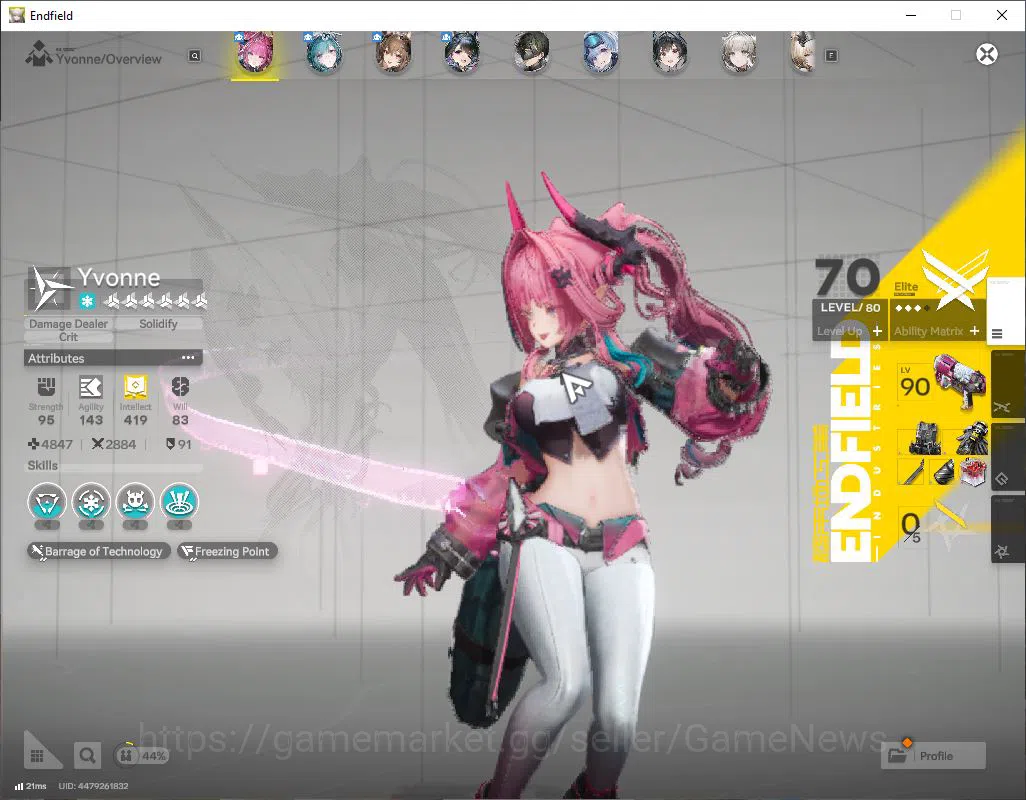 Arknights: Endfield Accounts ASIA| Level 51|5 SSR [4Limited]| [Yvonne,Gilberta+ image 3